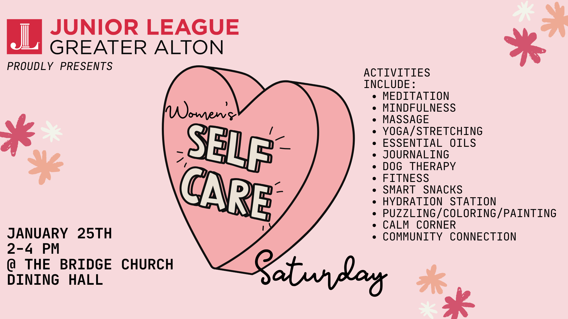 JLGA proudly presents Women’s Self Care Saturday